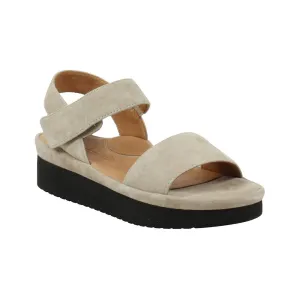 Abrilla Sandal - Taupe Kid Suede