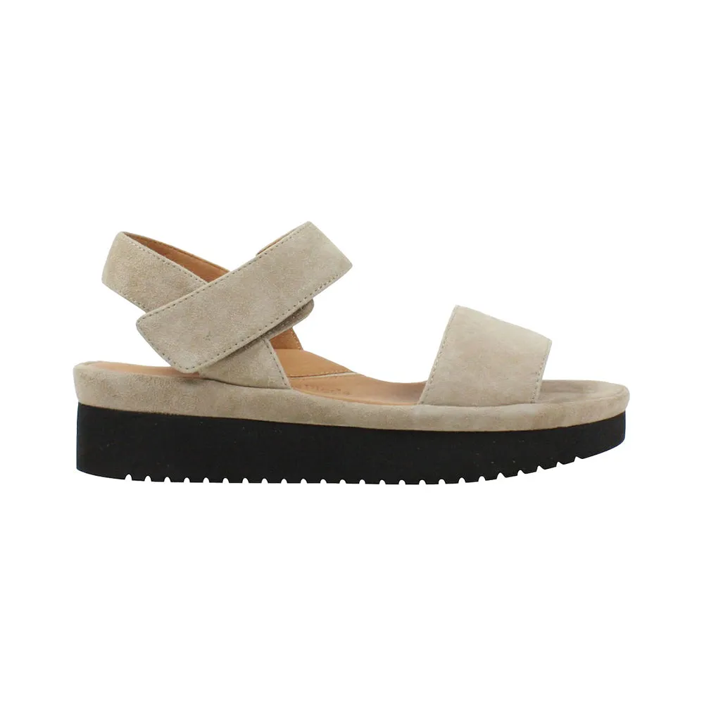 Abrilla Sandal - Taupe Kid Suede