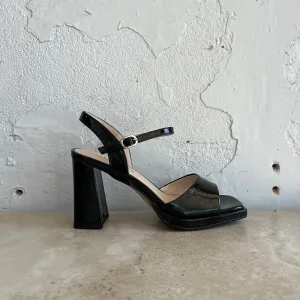 Alfie & Evie Xinia Black Patent