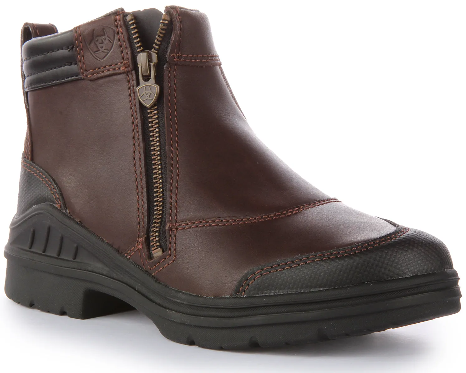 Ariat Barnyard Side Zip In Dark Brown For Women