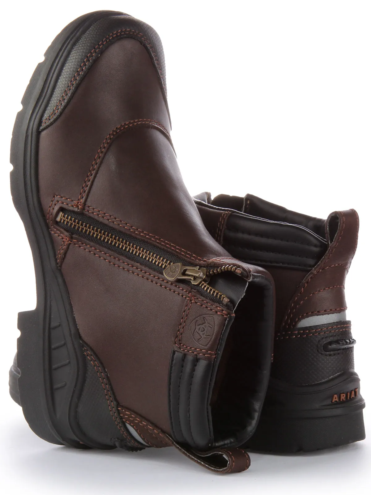 Ariat Barnyard Side Zip In Dark Brown For Women