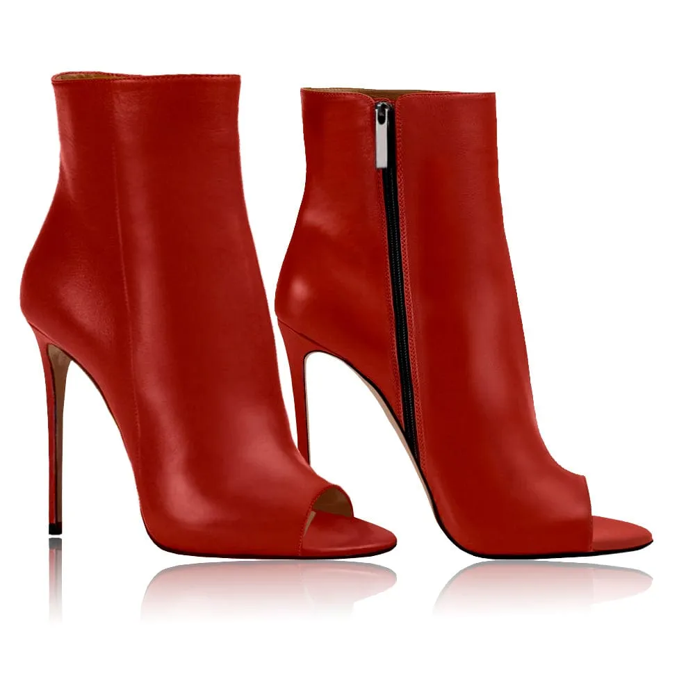 ARIEL RED LEATHER