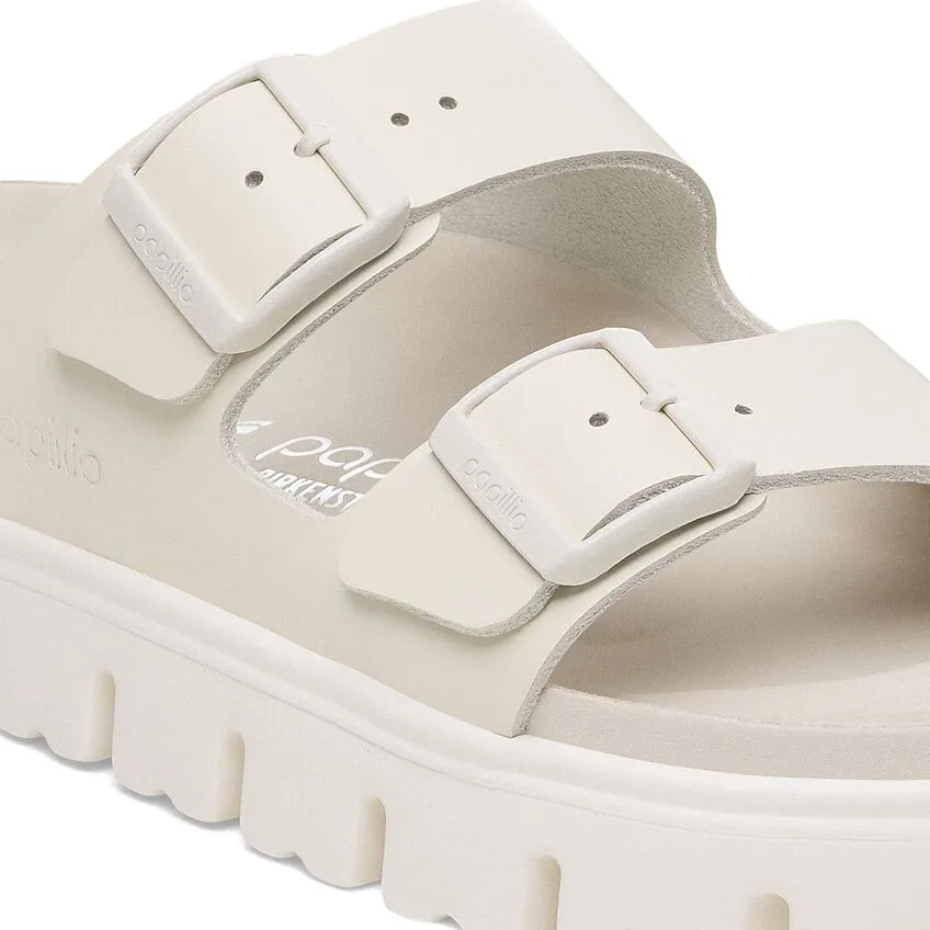 Arizona Chunky Exquisite - Eggshell Leather||Arizona grosse semelle raffine - Cuir coquille d'oeuf
