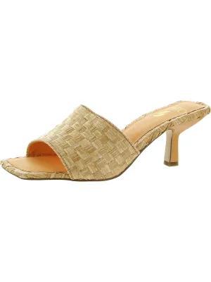 Betty 4 Womens Woven Slip On Heels
