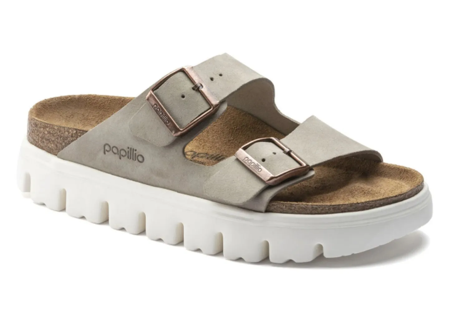 Birkenstock: Arizona Chunky in Taupe