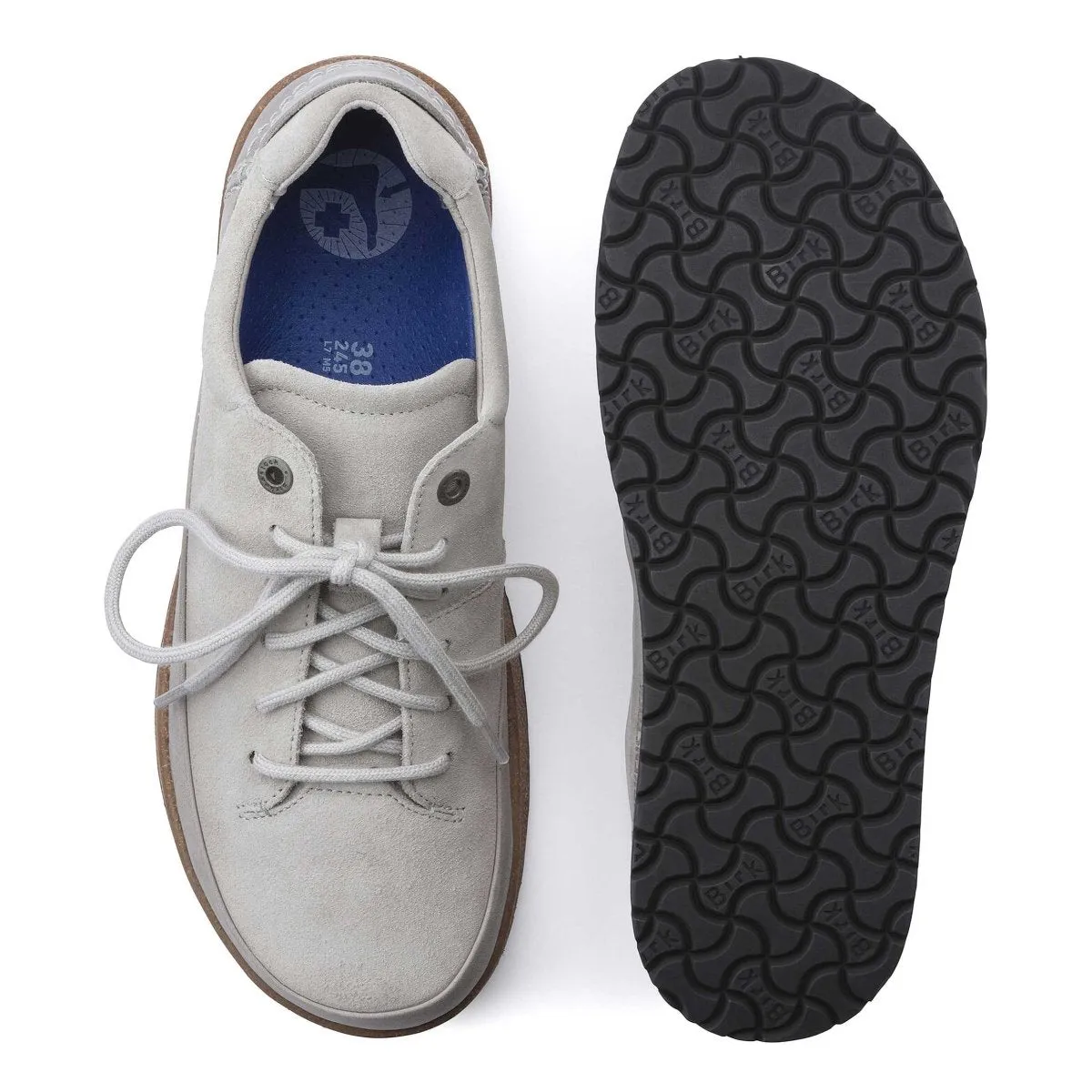 Birkenstock Men's Honnef Low Whale Grey Suede