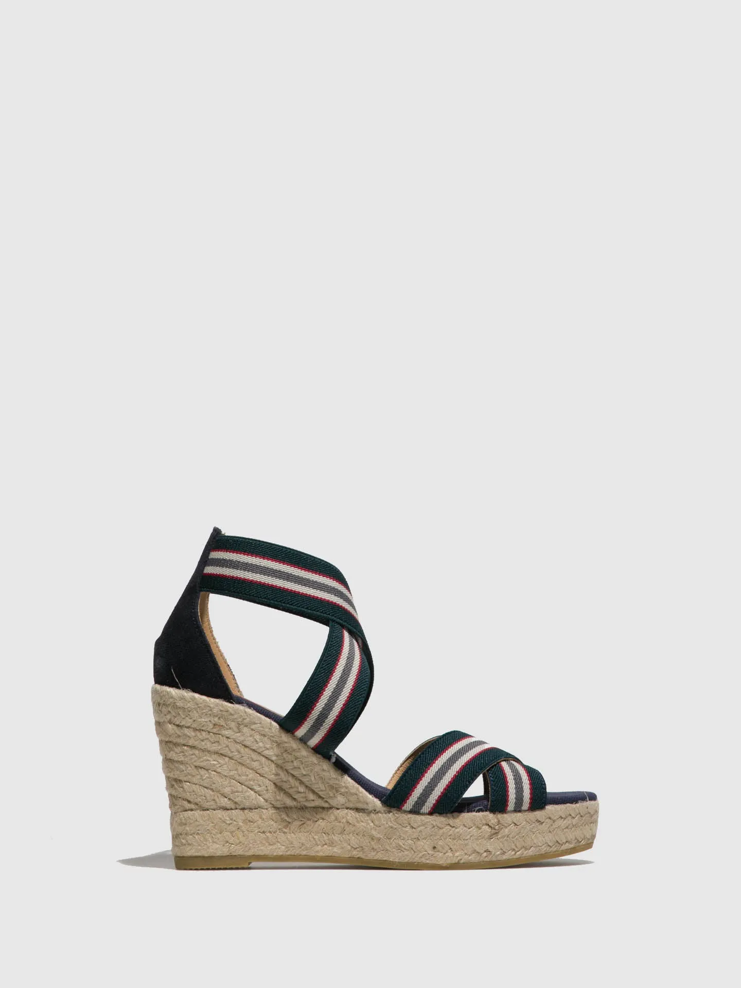 Blue Platform Sandals