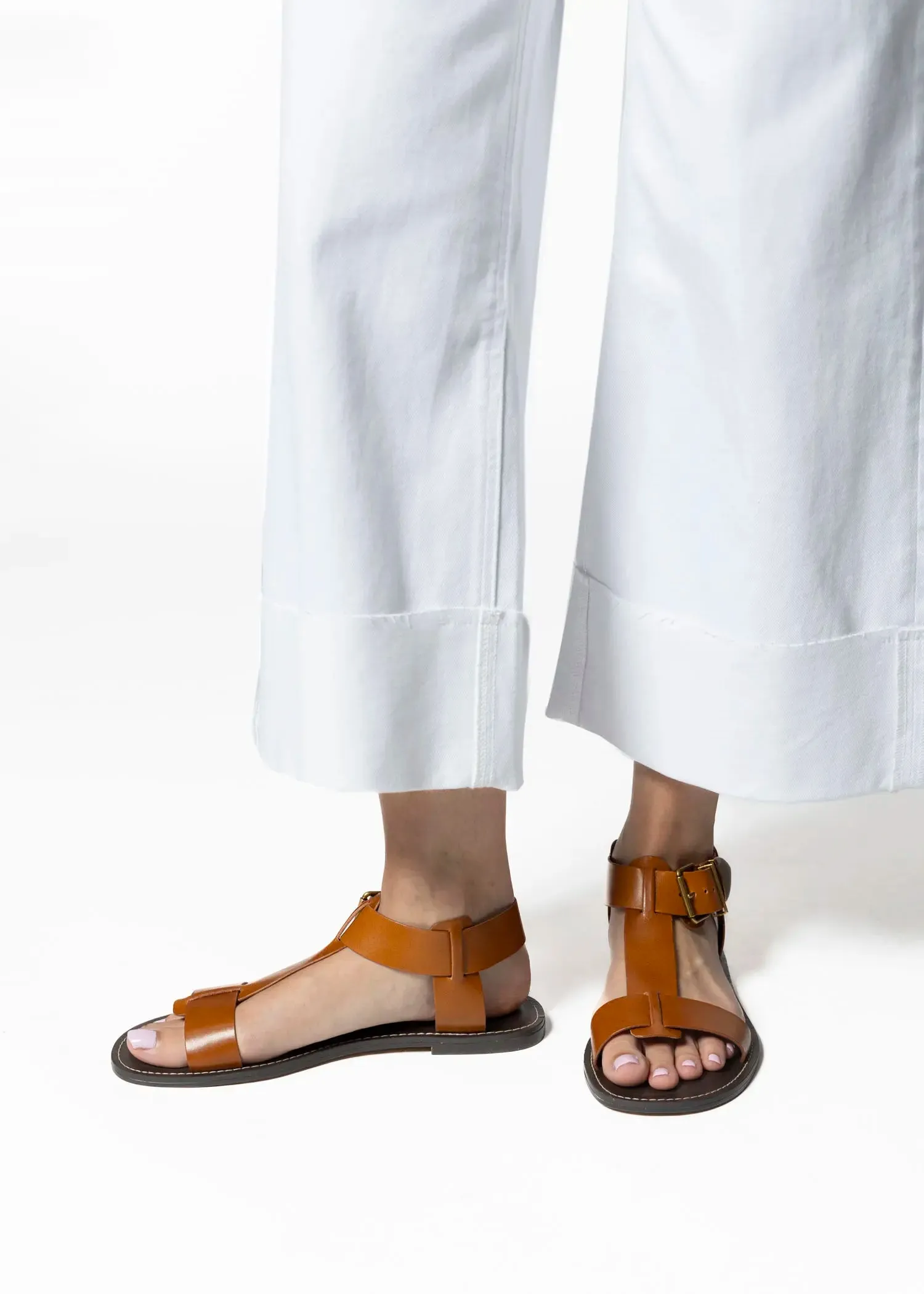 Brazinn Leather Sandal