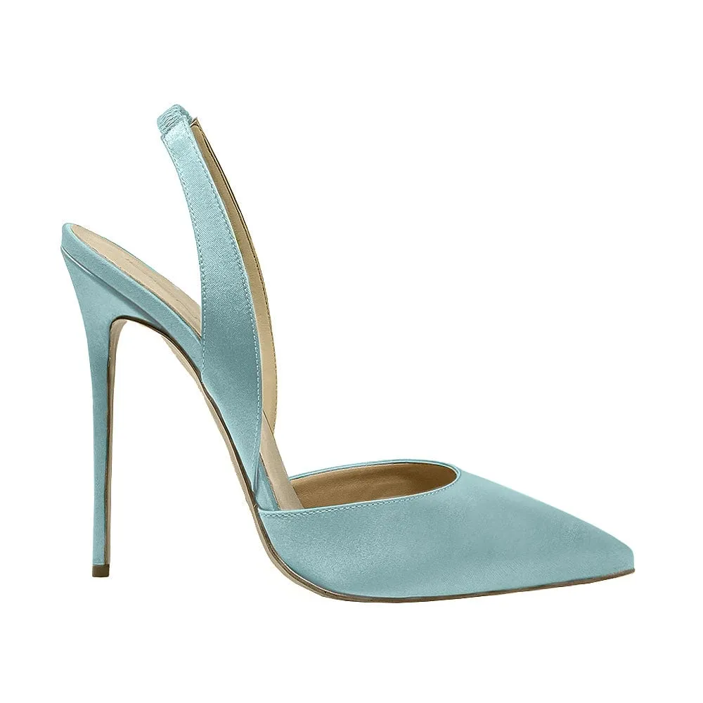 BRIGITTE LIGHT BLUE SATIN