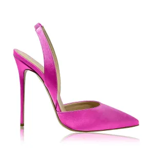 BRIGITTE SATIN FUCHSIA