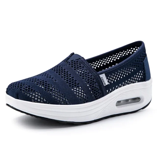 Caridad Women's Comfortable Walking Canvas Platform Shoes