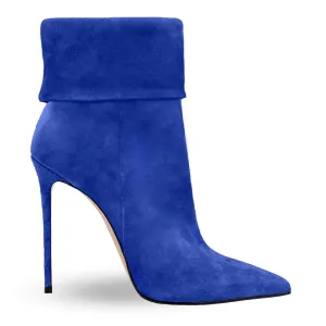 CHRISTINA BLUE SUEDE