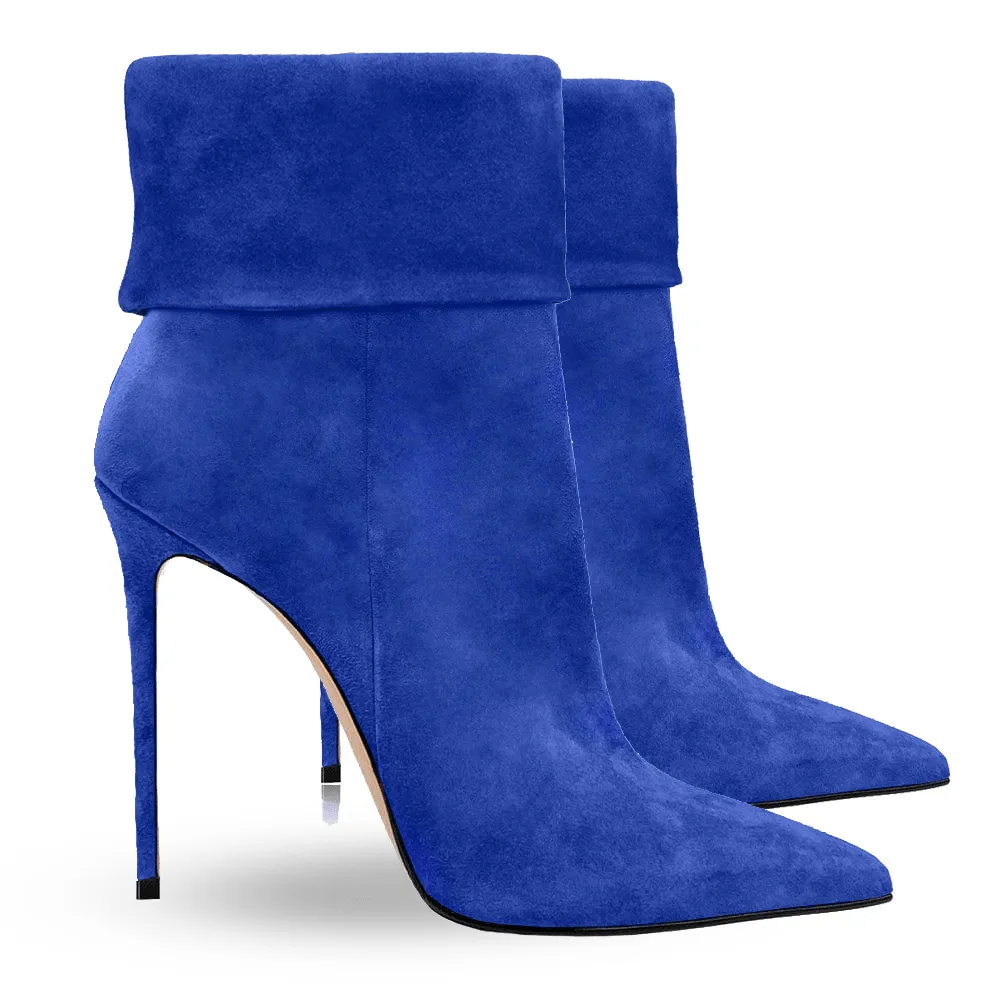 CHRISTINA BLUE SUEDE