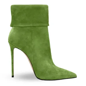 CHRISTINA GREEN SUEDE