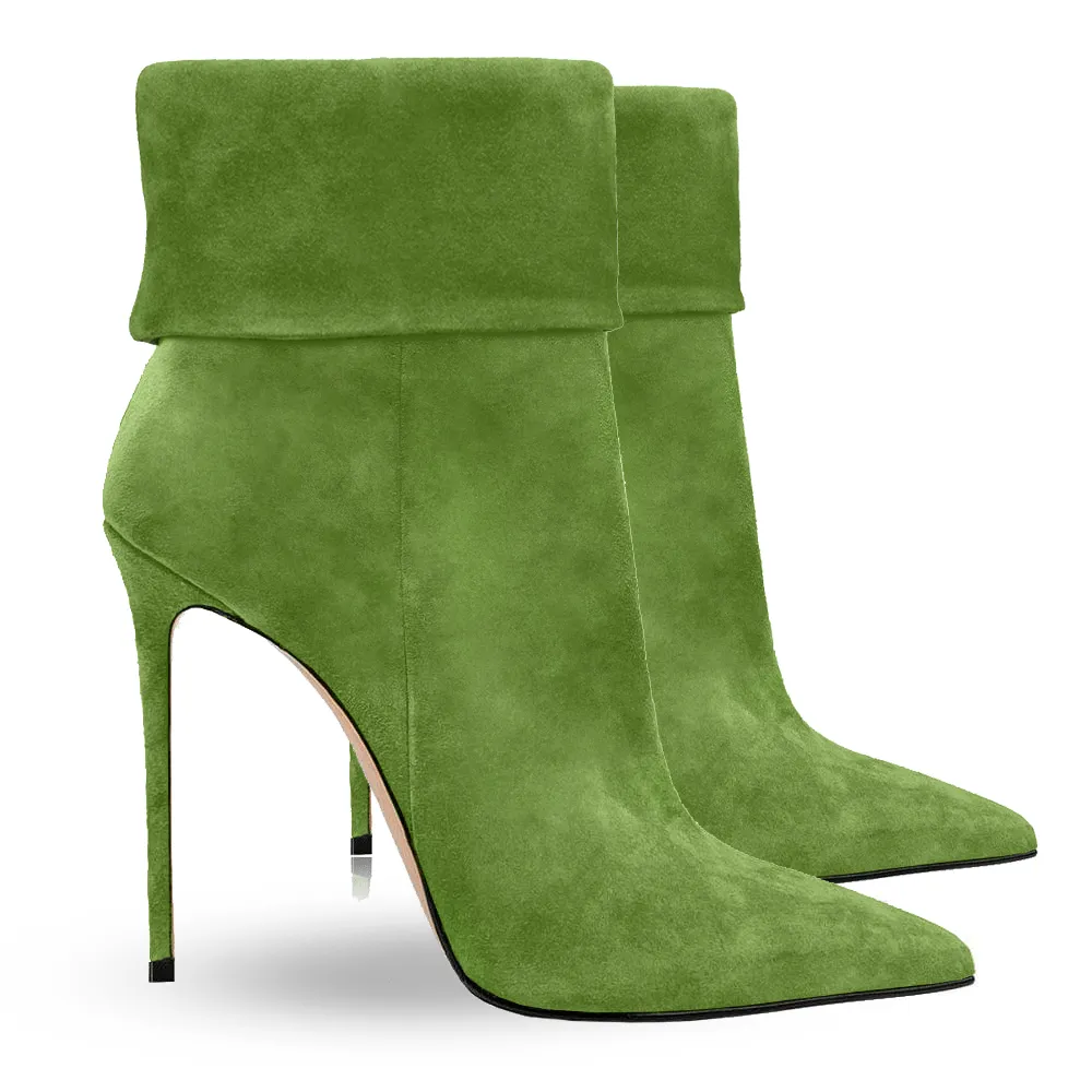 CHRISTINA GREEN SUEDE