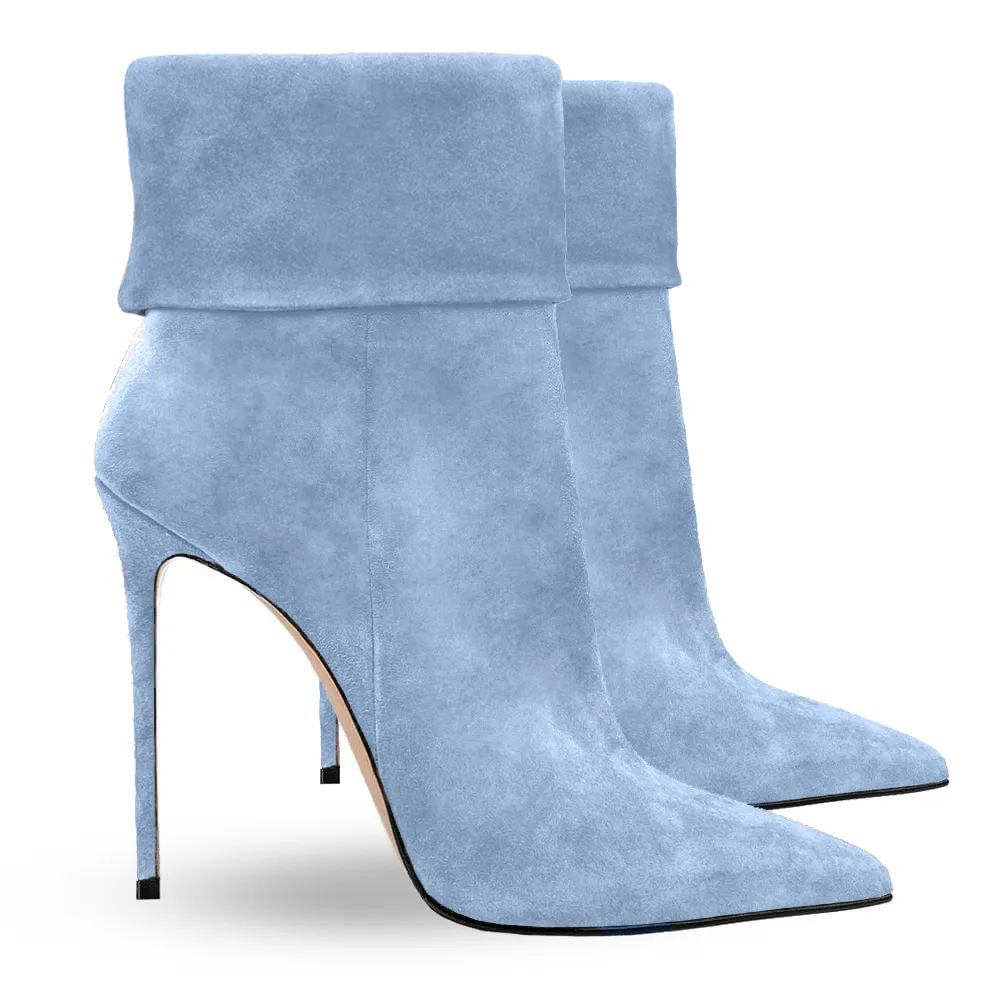 CHRISTINA LIGHT BLUE SUEDE
