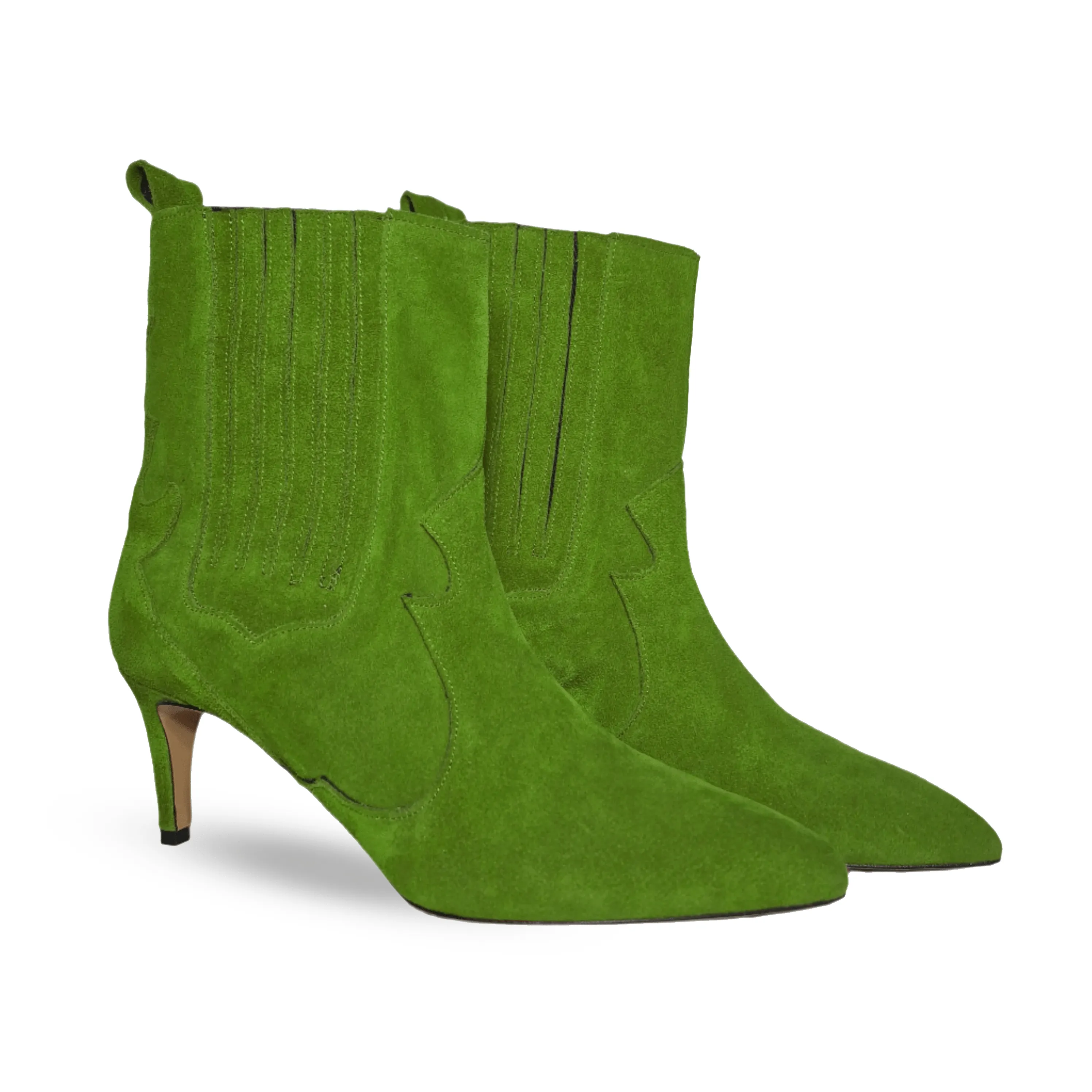 CINDY SUEDE GREEN