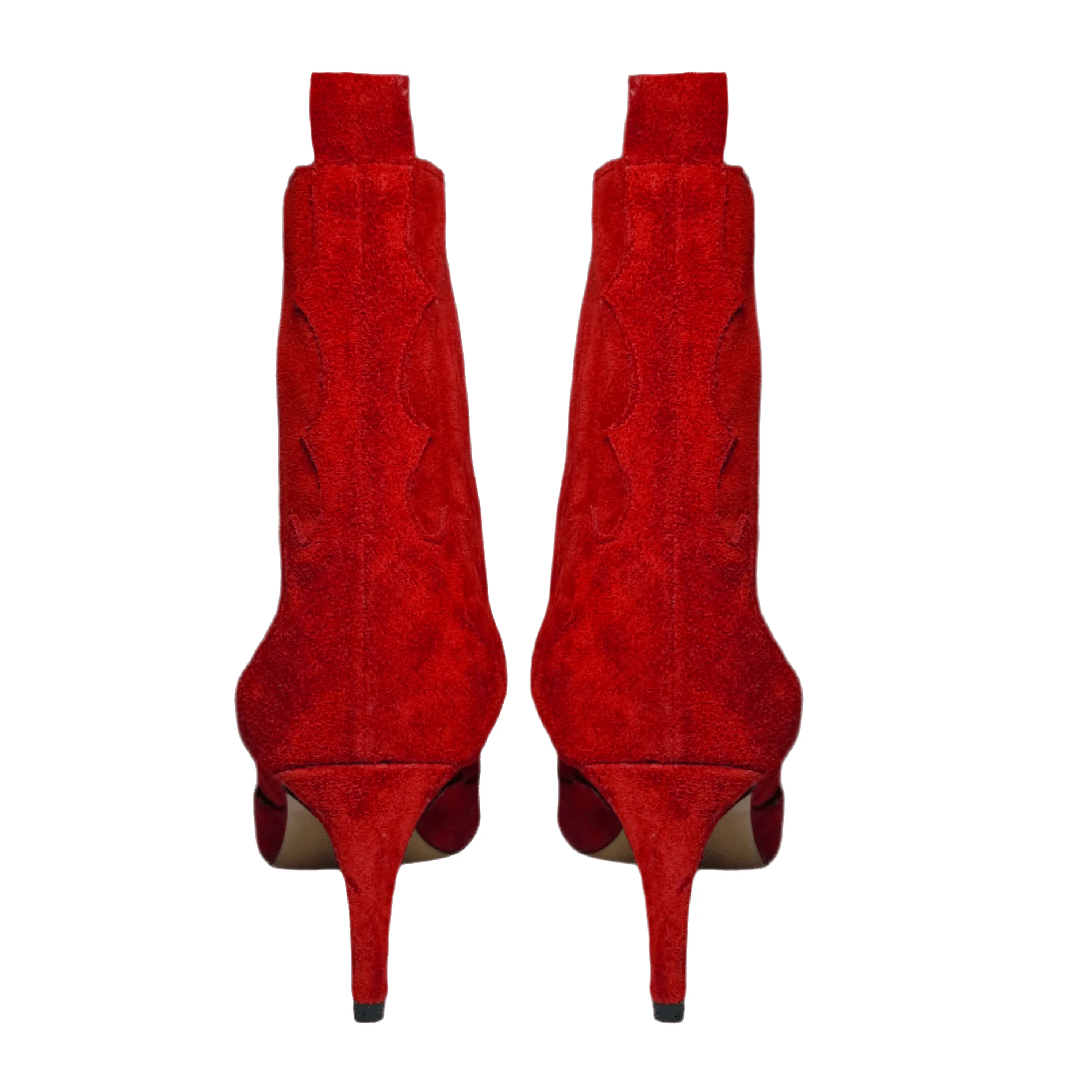 CINDY SUEDE RED