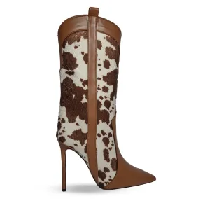 CLARA PRINT BROWN COW