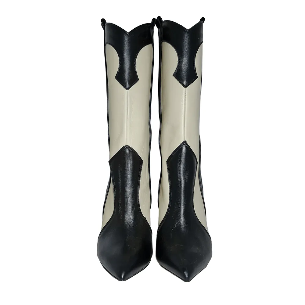 CLARA WHITE LEATHER