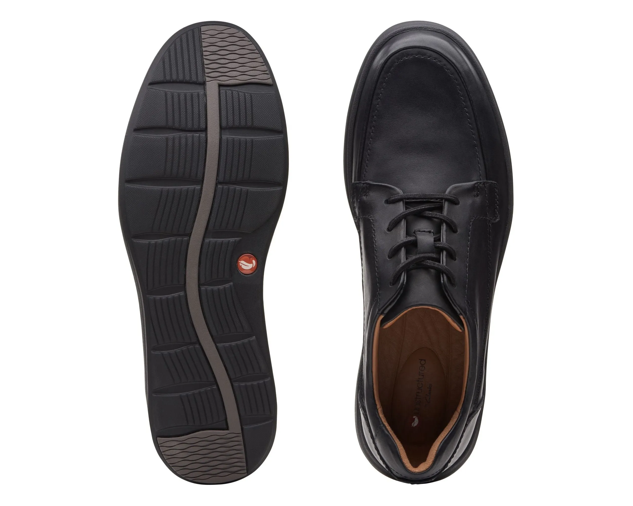 Clarks Un Abode Ease Black Leather - Wide Width