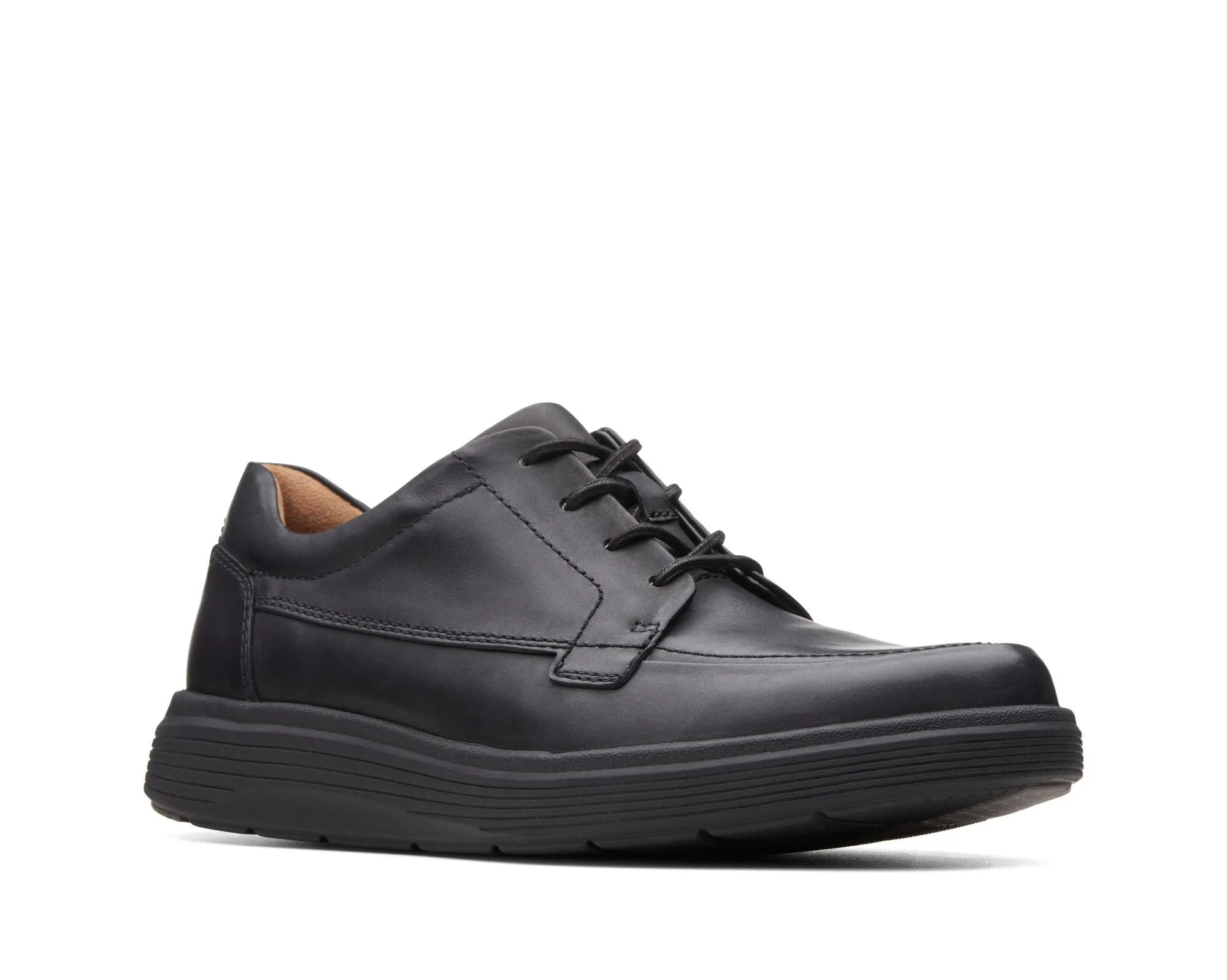 Clarks Un Abode Ease Black Leather - Wide Width