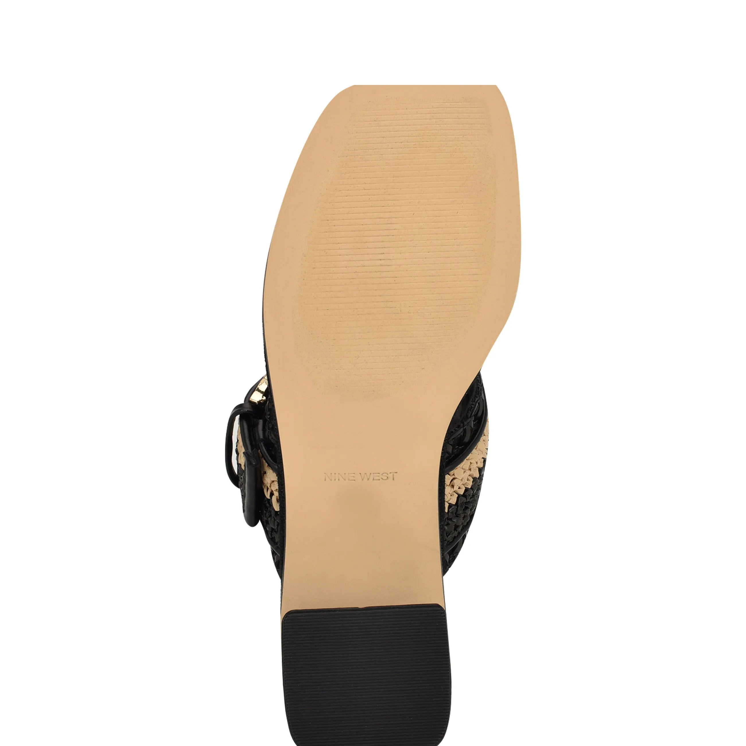 Ebels Block Heel Slide Sandals