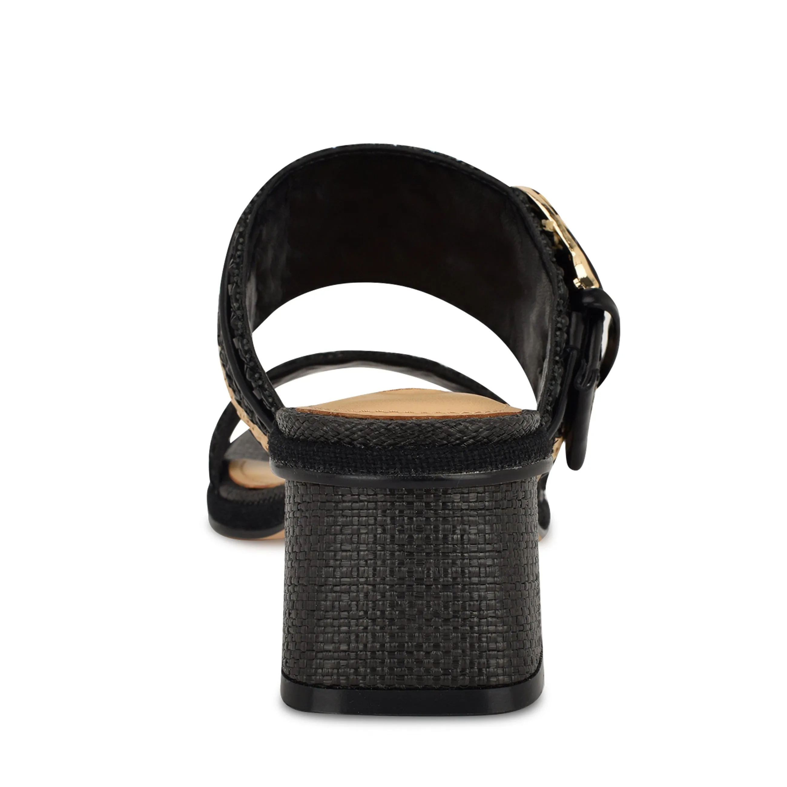 Ebels Block Heel Slide Sandals