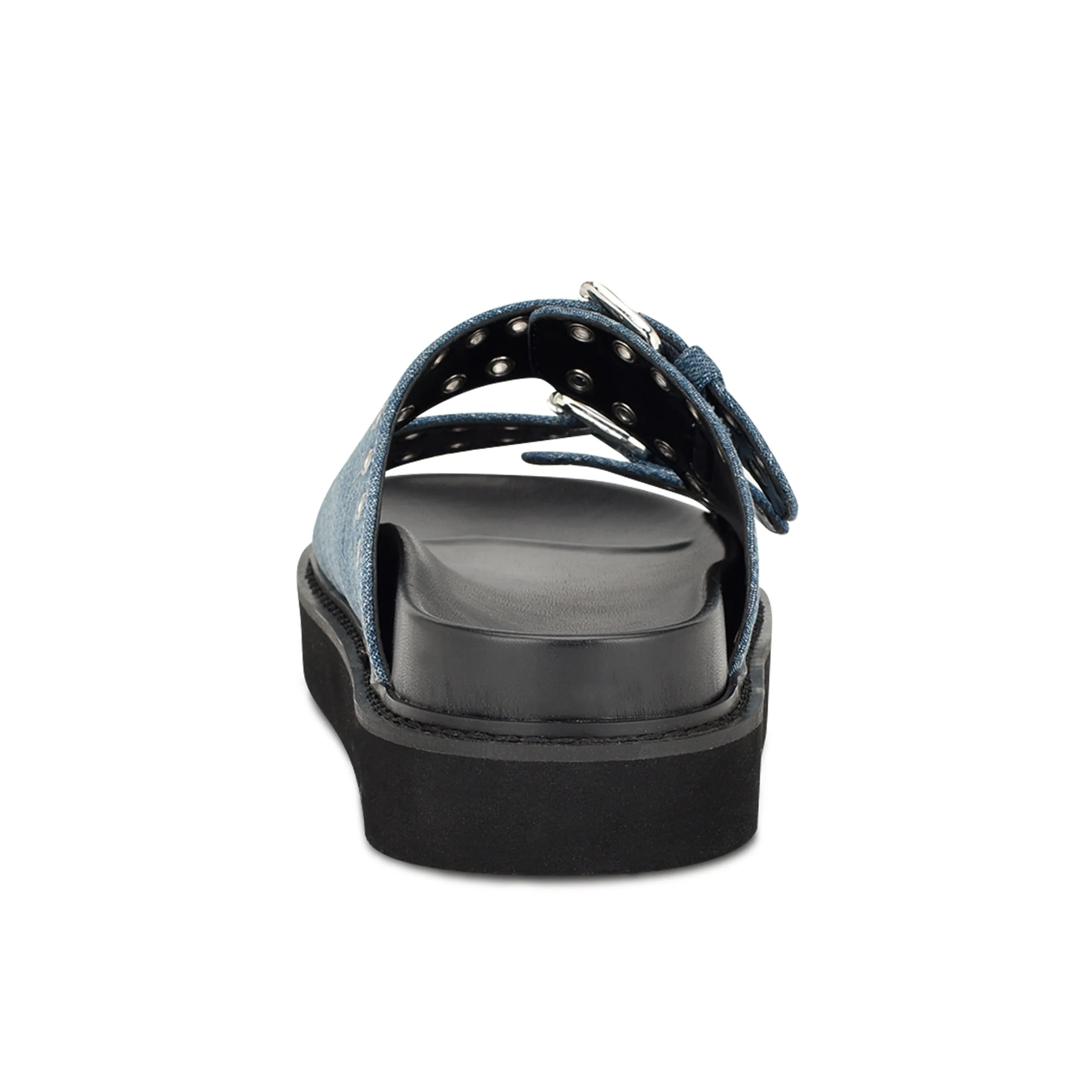 Eleny Buckle Slide Sandals