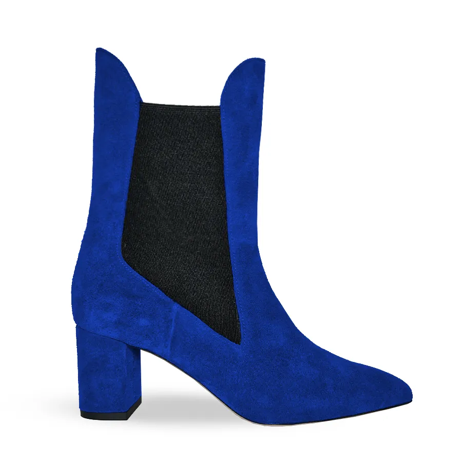 ELIZABETH BLUE SUEDE