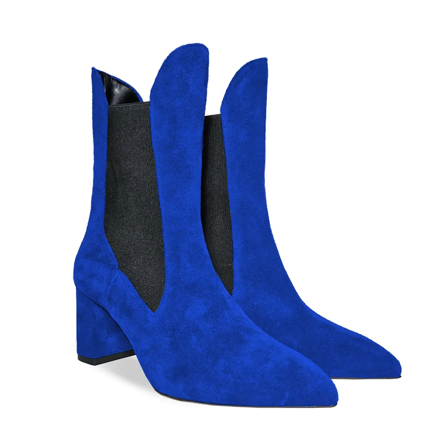 ELIZABETH BLUE SUEDE