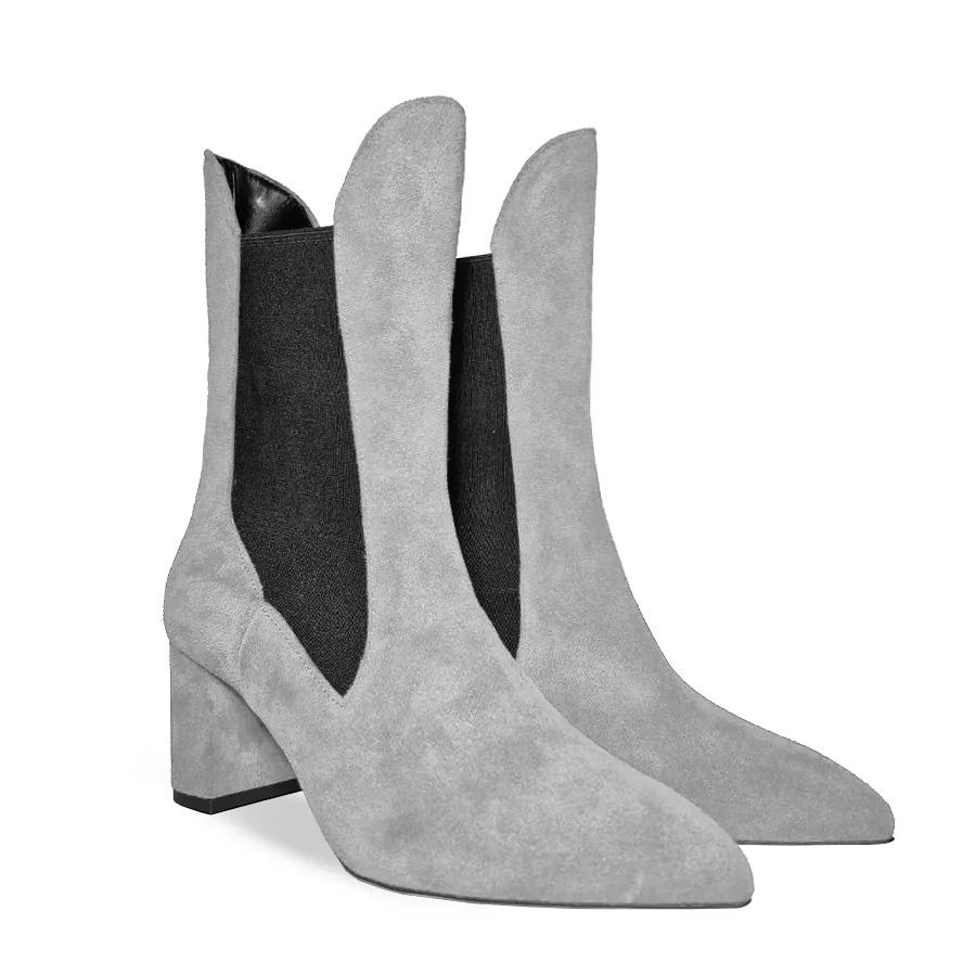 ELIZABETH GRAY SUEDE