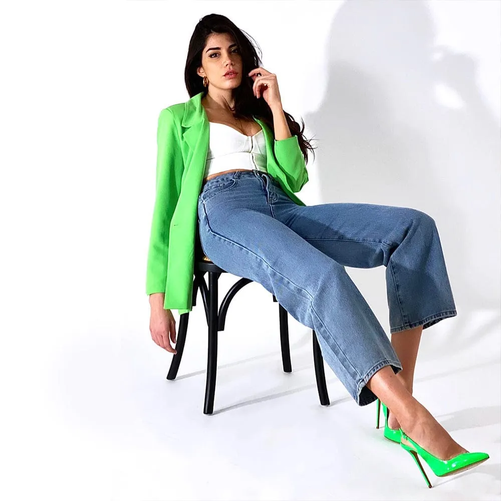 EMILY GREEN FLUO PATENT