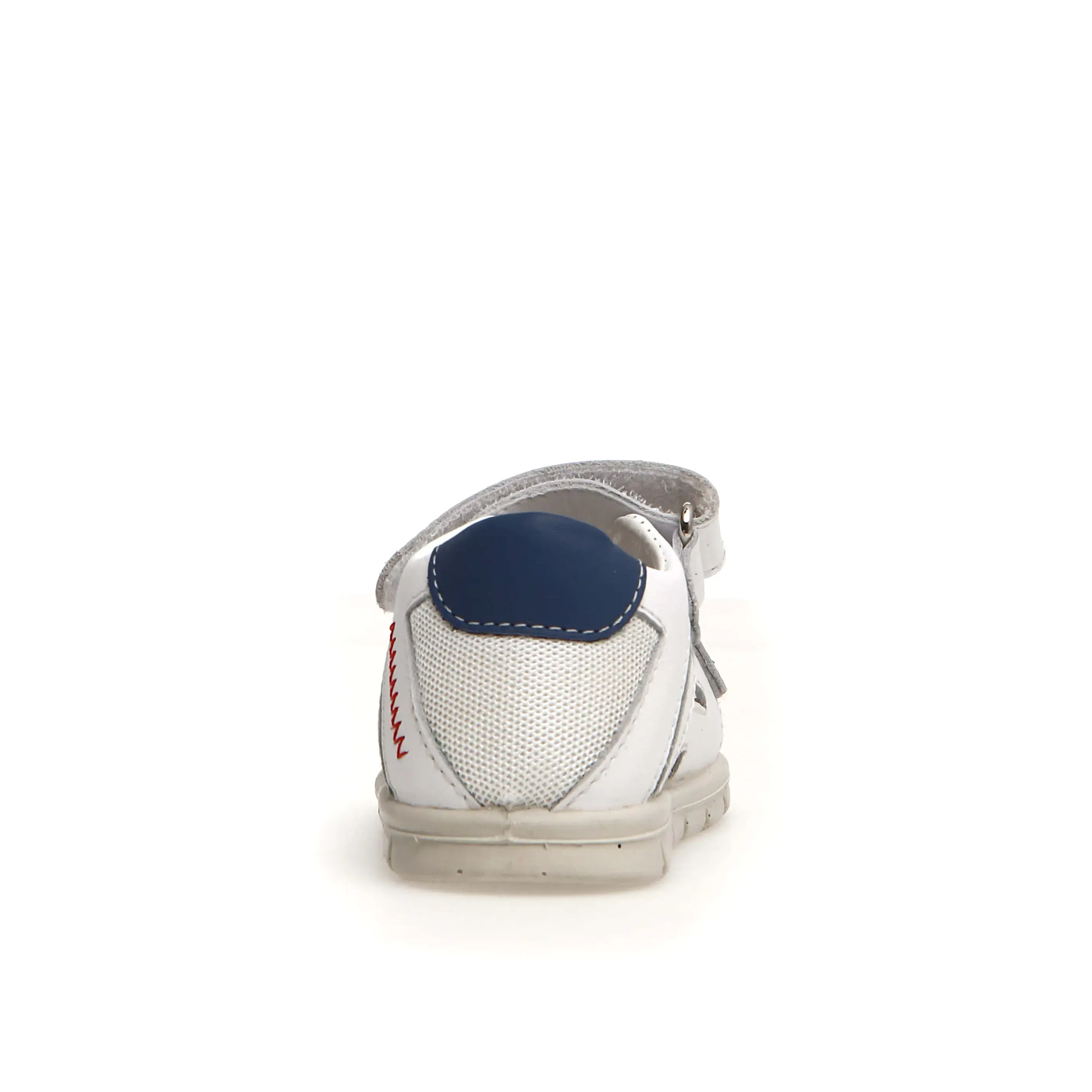 Falcotto Glimmery Boy's and Girl's Sandals - White/Azure