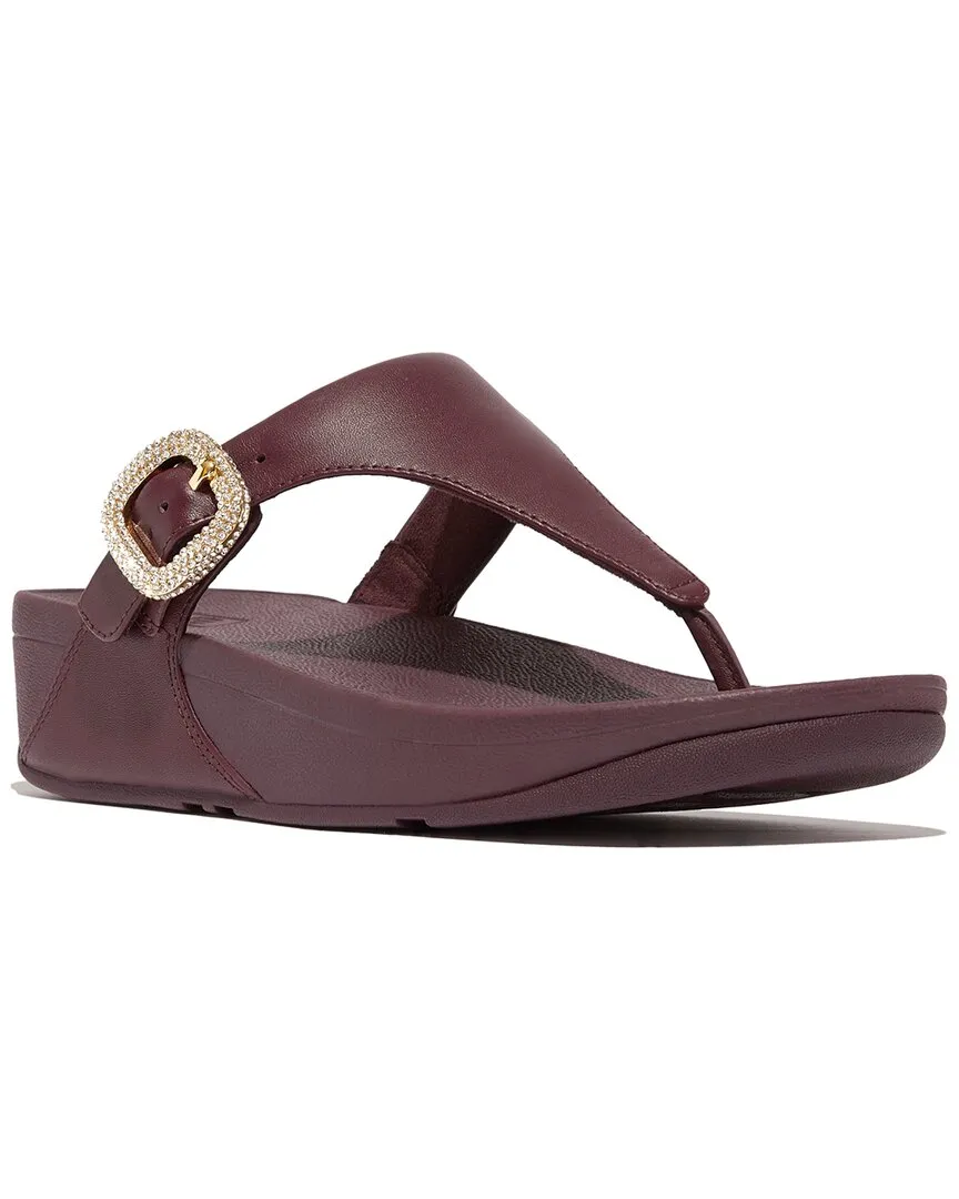 FitFlop Lulu Leather Toe Post Sandal