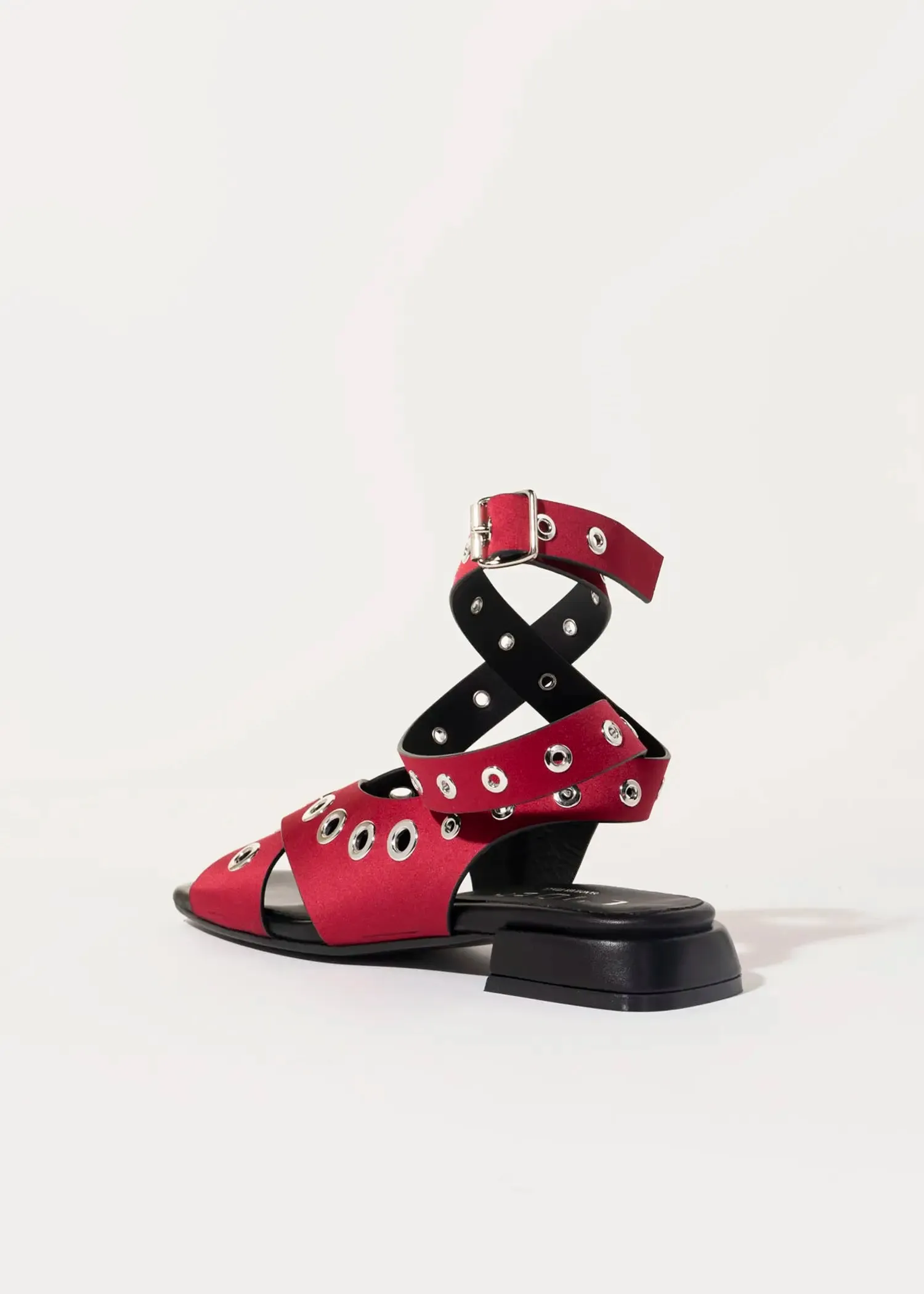 Flat Sandal With Grommets