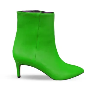 FLEUR GREEN LEATHER