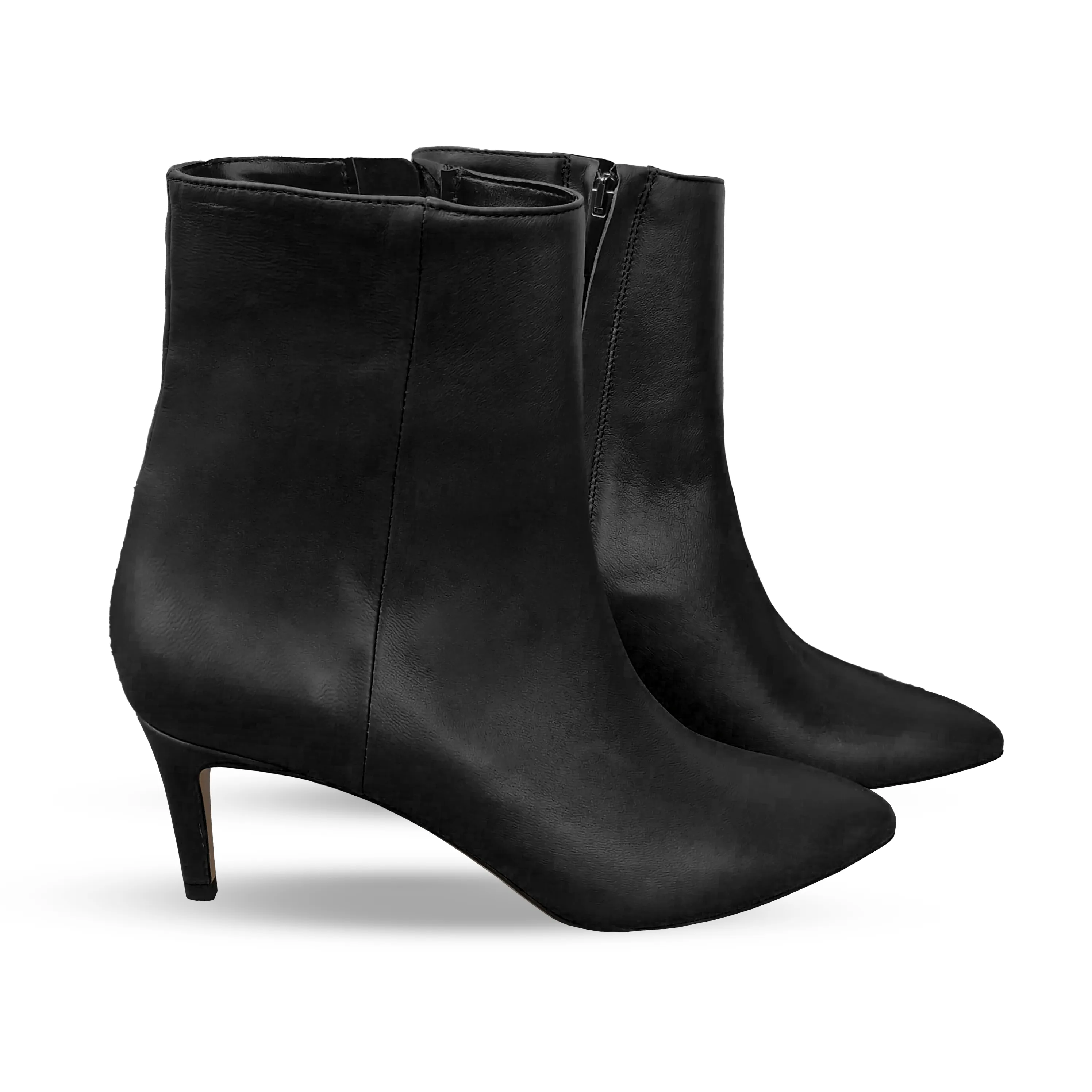 FLEUR LEATHER BLACK