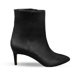 FLEUR LEATHER BLACK