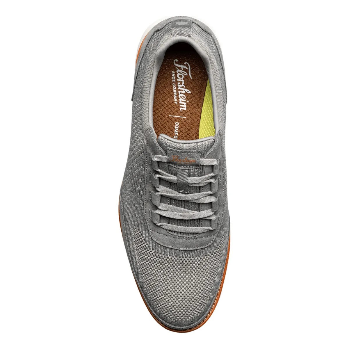 Florsheim Men's Launch Knit Elastic Grey