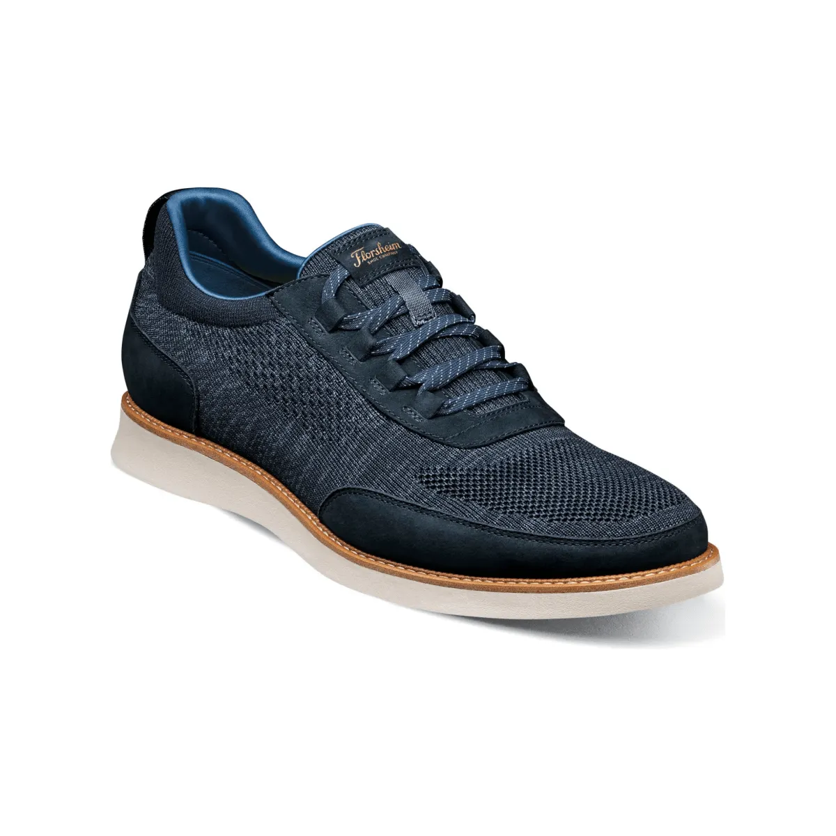 Florsheim Men's Launch Knit Elastic Navy