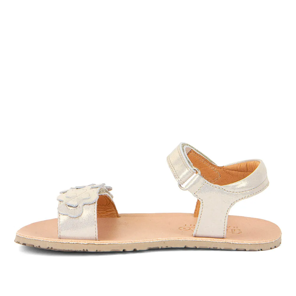 Froddo Girl's Flexy Flowers Sandals - Gold Shine