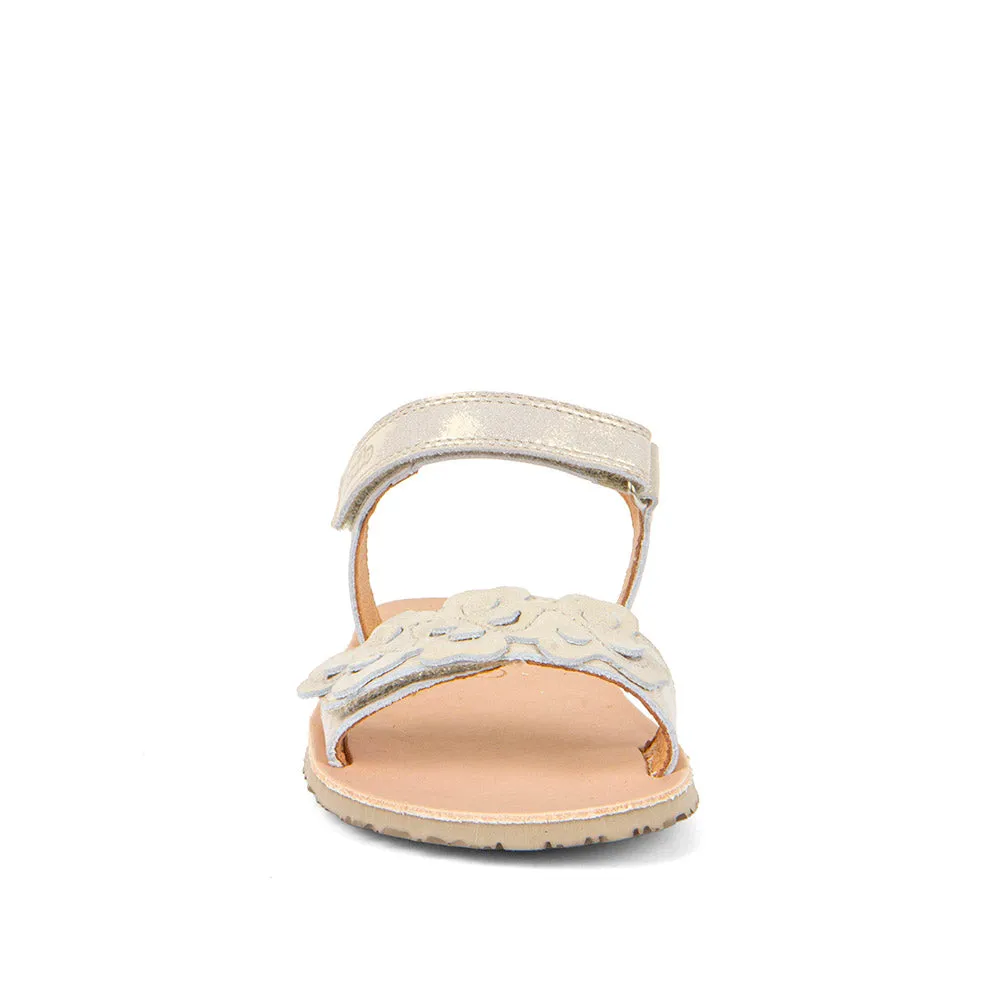 Froddo Girl's Flexy Flowers Sandals - Gold Shine