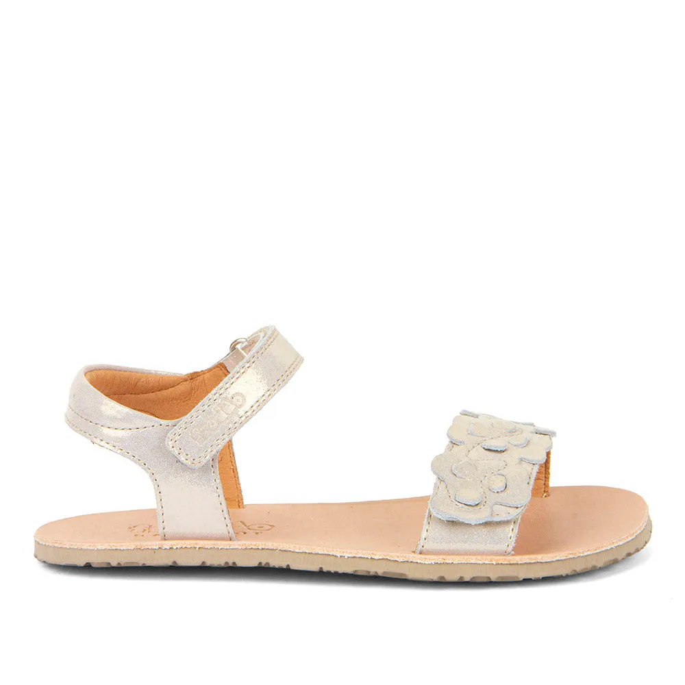 Froddo Girl's Flexy Flowers Sandals - Gold Shine