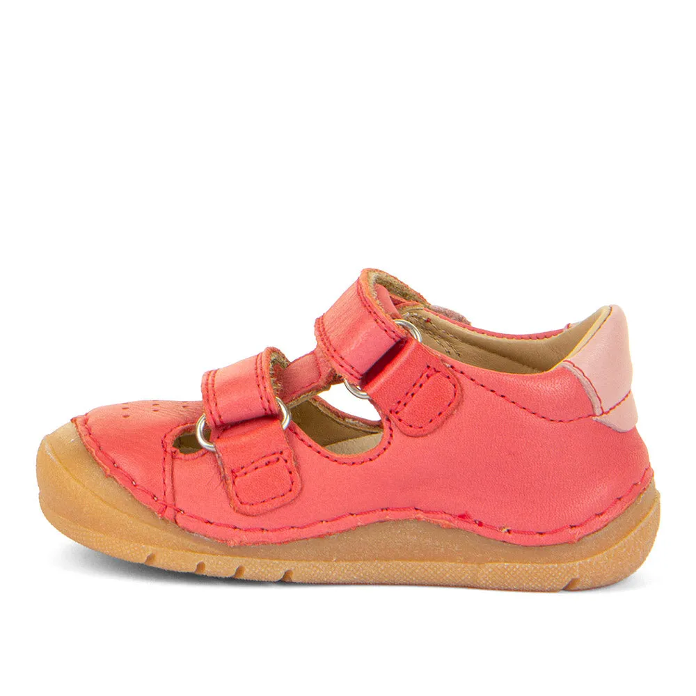 Froddo Girl's Paix Up Double Sandals - Coral