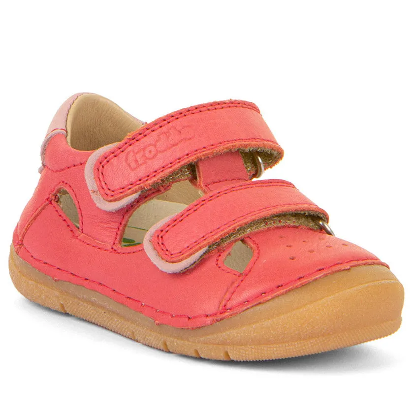 Froddo Girl's Paix Up Double Sandals - Coral