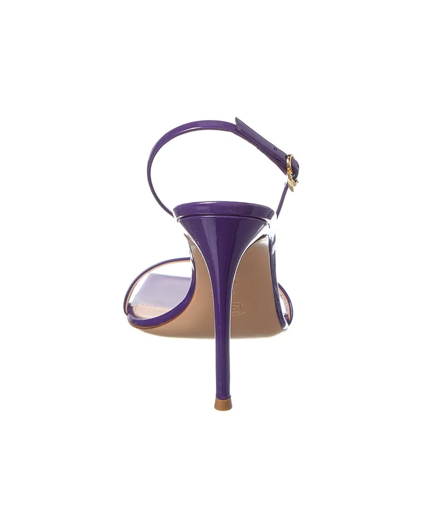 Gianvito Rossi Ribbon Stiletto Leather Slingback Sandal