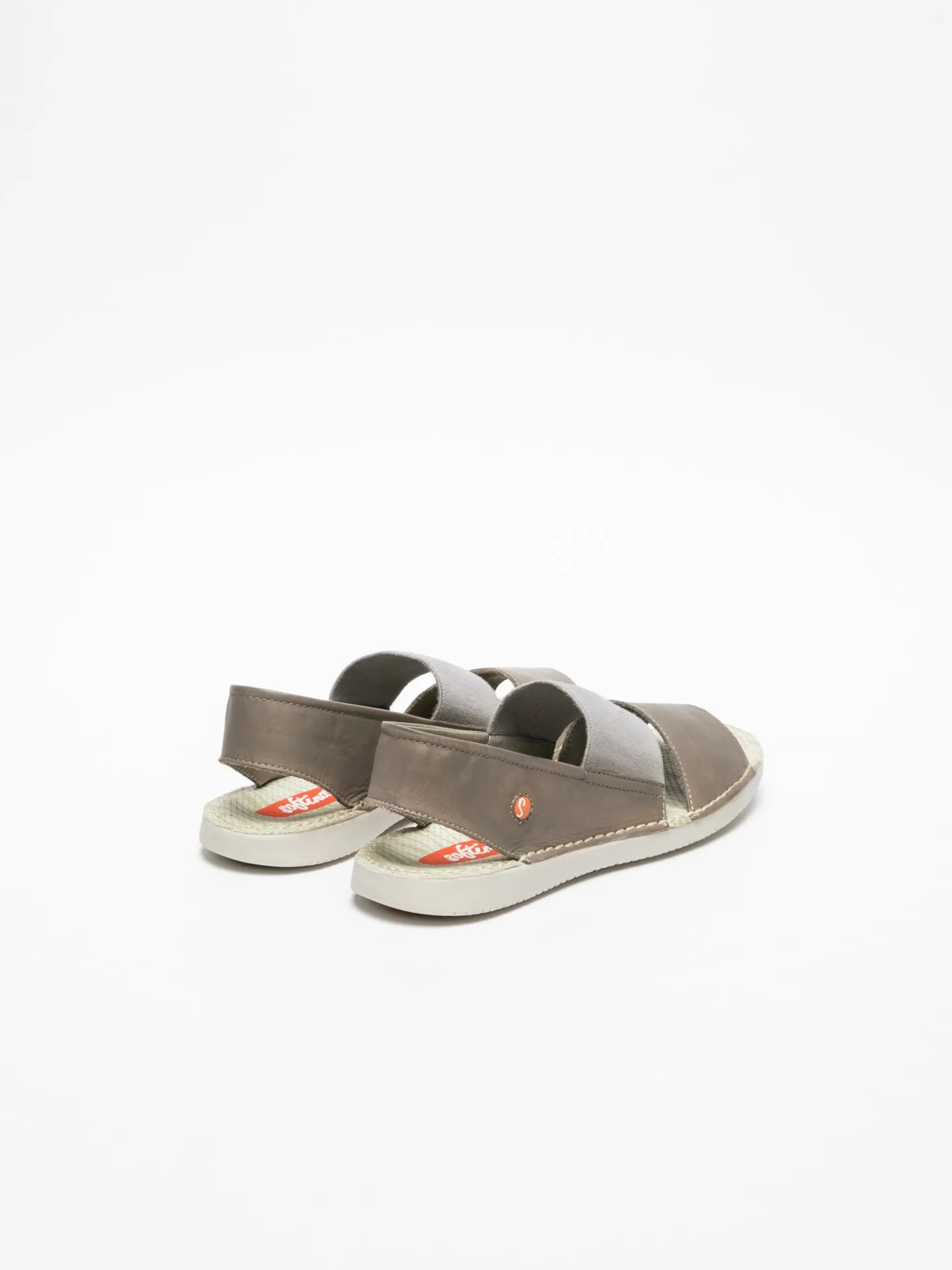 Gray Sling-Back Sandals