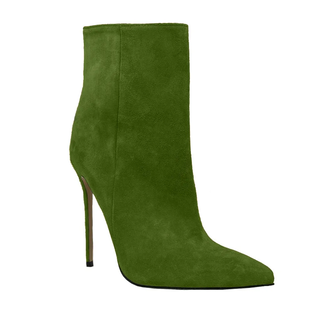 GREEN SUEDE SEKI