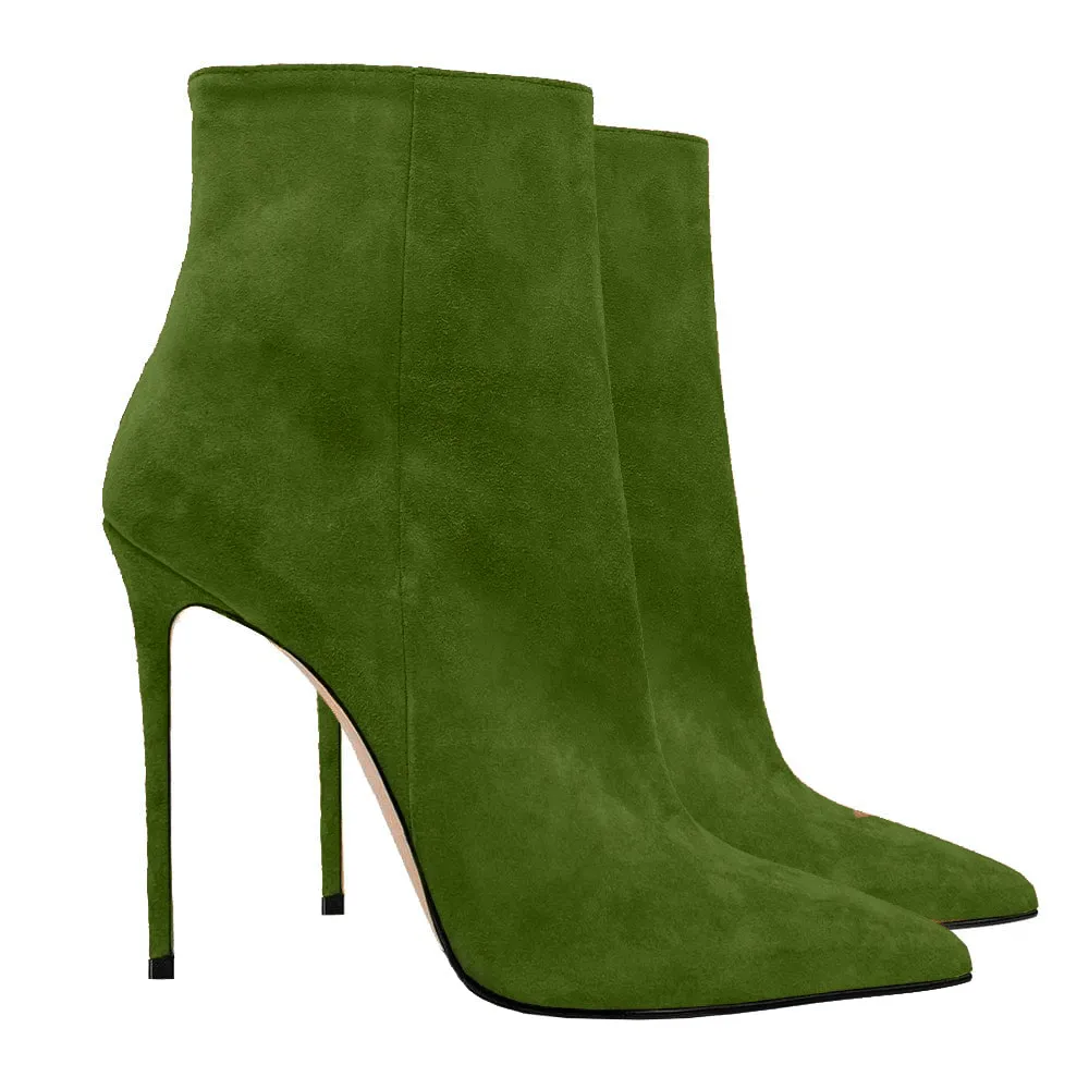 GREEN SUEDE SEKI